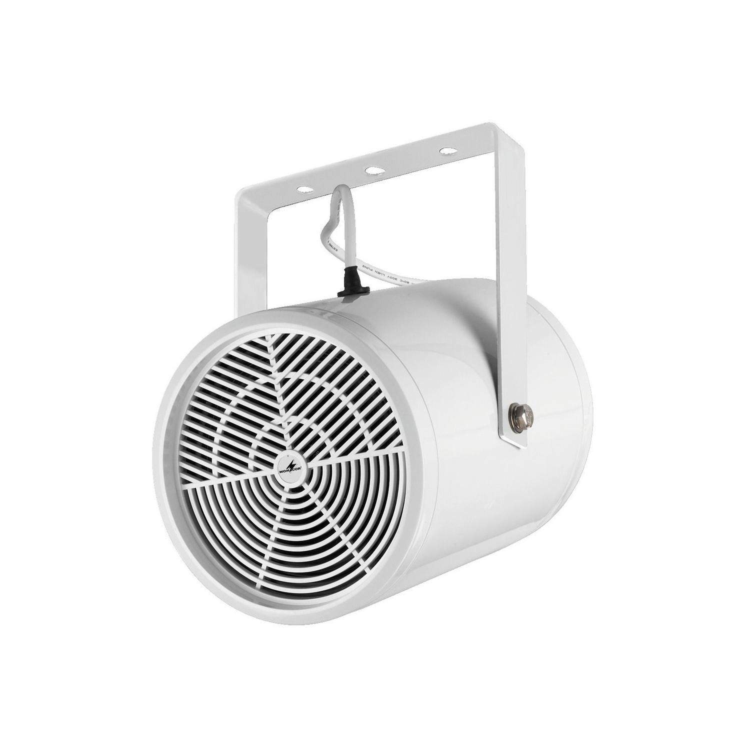 Monacor EDL-220/WS | Projektor dźwięku, 100V, biały, dwustronna emisja, 3 odczepy mocy, IP44, bryzgoszczelny Monacor - 1