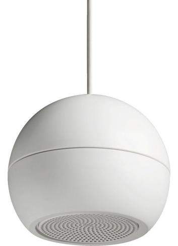 Monacor EDL-416EN/WS | Głośnik podwieszany 5", 100V, odporny na wilgoć, IP44, certyfikat EN 54-24, 1438-CPR-0535, ABS UL 94HB Mo