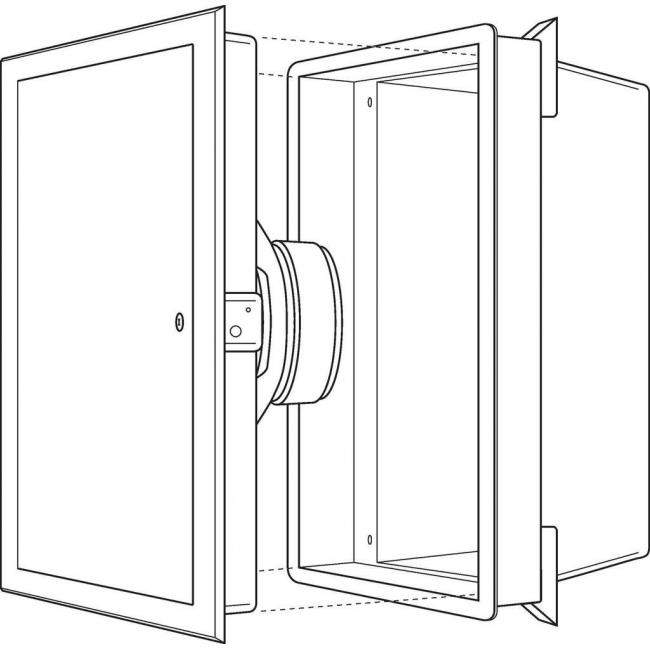 Monacor SPE-8U | Kolumna głośnikowa sufitowa lub ścienna, 8", 8 Ohm, do montażu wpustowego Monacor - 3