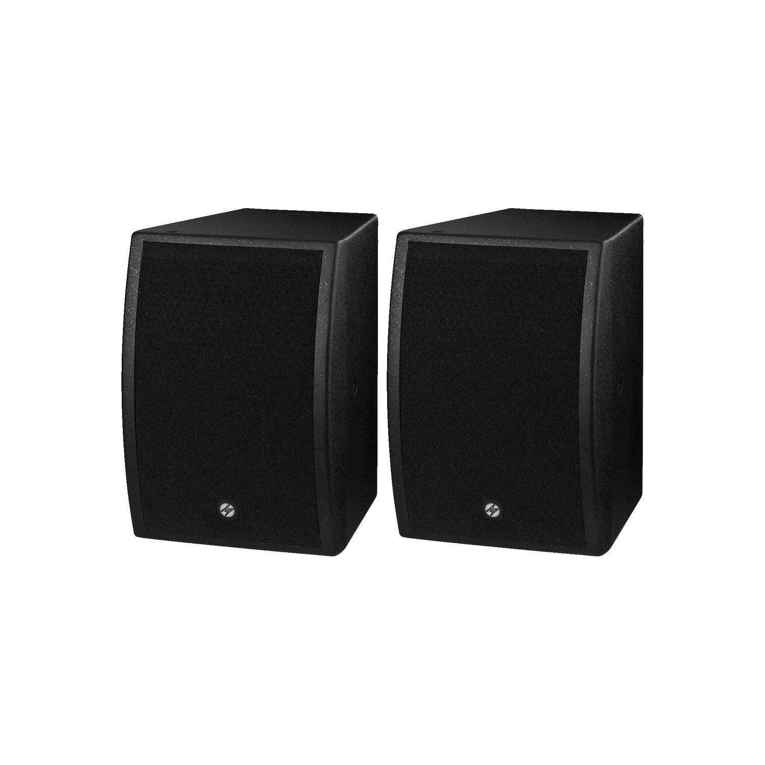 Monacor CLUB-1TOP | Głośnik ścienny para 6.5" 8Ohm Czarny Monacor - 1