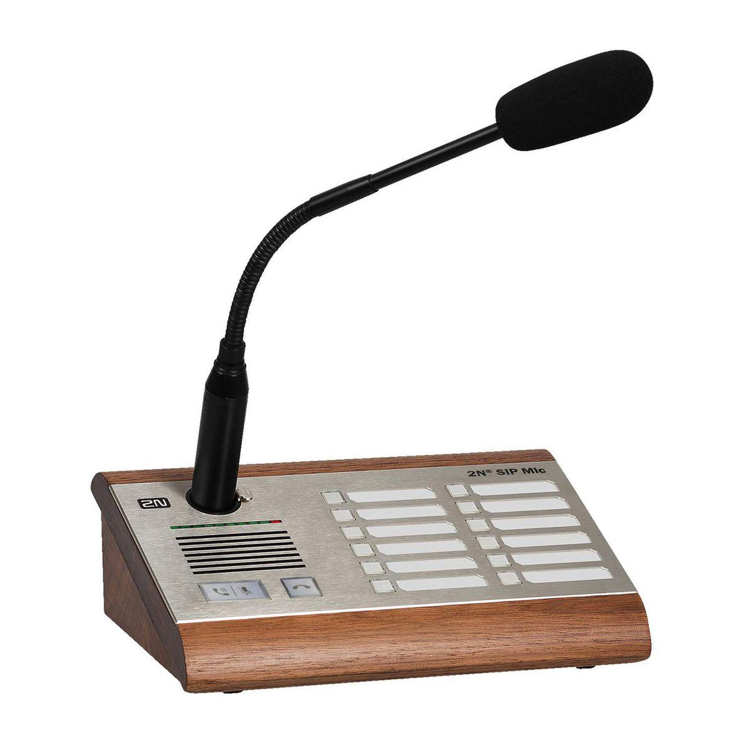 Monacor SIP-MIC | Stacja mikrofonowa strefowa Monacor - 1