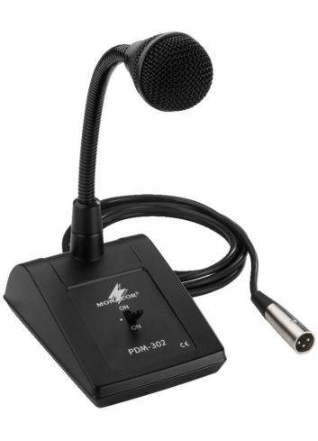 Monacor PDM-302 | Mikrofon pulpitowy na gęsiej szyjce Monacor - 1