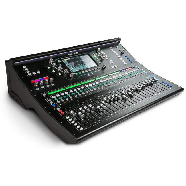 Allen & Heath SQ-6 | Cyfrowy mikser audio, 48 kanałów, 96 kHz, 25 tłumików, SLink, 7" dotykowy ekran, karty rozszerzeń, pluginy 