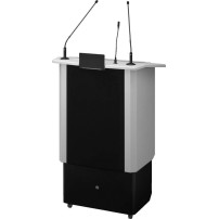 Monacor SPEECH-500/GR | Mównica z wejściami mikrofonowymi i aktywnym nagłośnieniem Monacor - 1