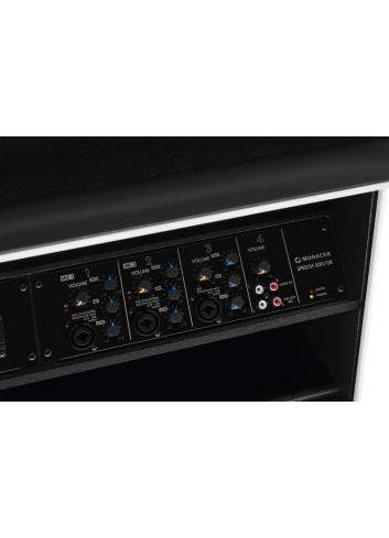 Monacor SPEECH-500/GR | Mównica z wejściami mikrofonowymi i aktywnym nagłośnieniem Monacor - 1