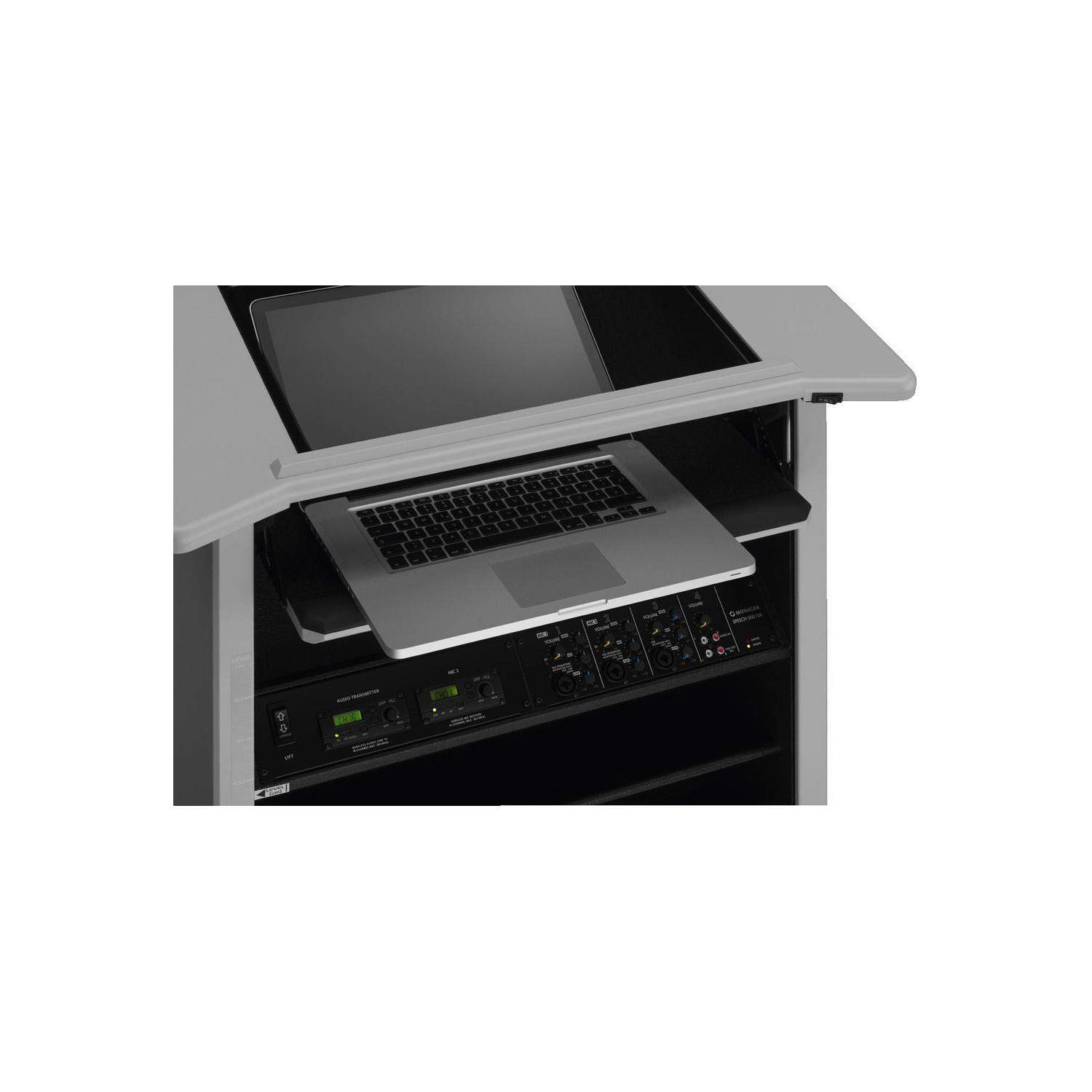 Monacor SPEECH-500/GR | Mównica z wejściami mikrofonowymi i aktywnym nagłośnieniem Monacor - 4