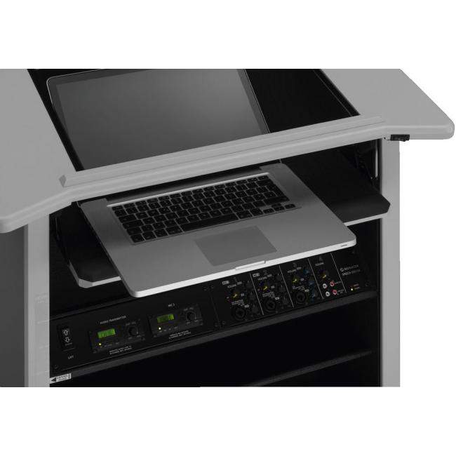 Monacor SPEECH-500/GR | Mównica z wejściami mikrofonowymi i aktywnym nagłośnieniem Monacor - 4