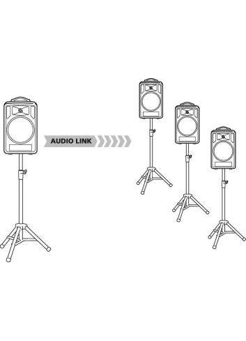 Monacor TXA-1022CD | System audio z podwójnym odbiornikiem UHF, Bluetooth, zasilaniem akumulatorowym, odtwarzaczem MP3, 1 x 10" 