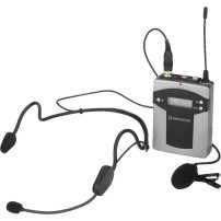 Monacor TXA-800HSE | Wieloczęstotliwościowy nadajnik kieszonkowy z mikrofonami Monacor - 1