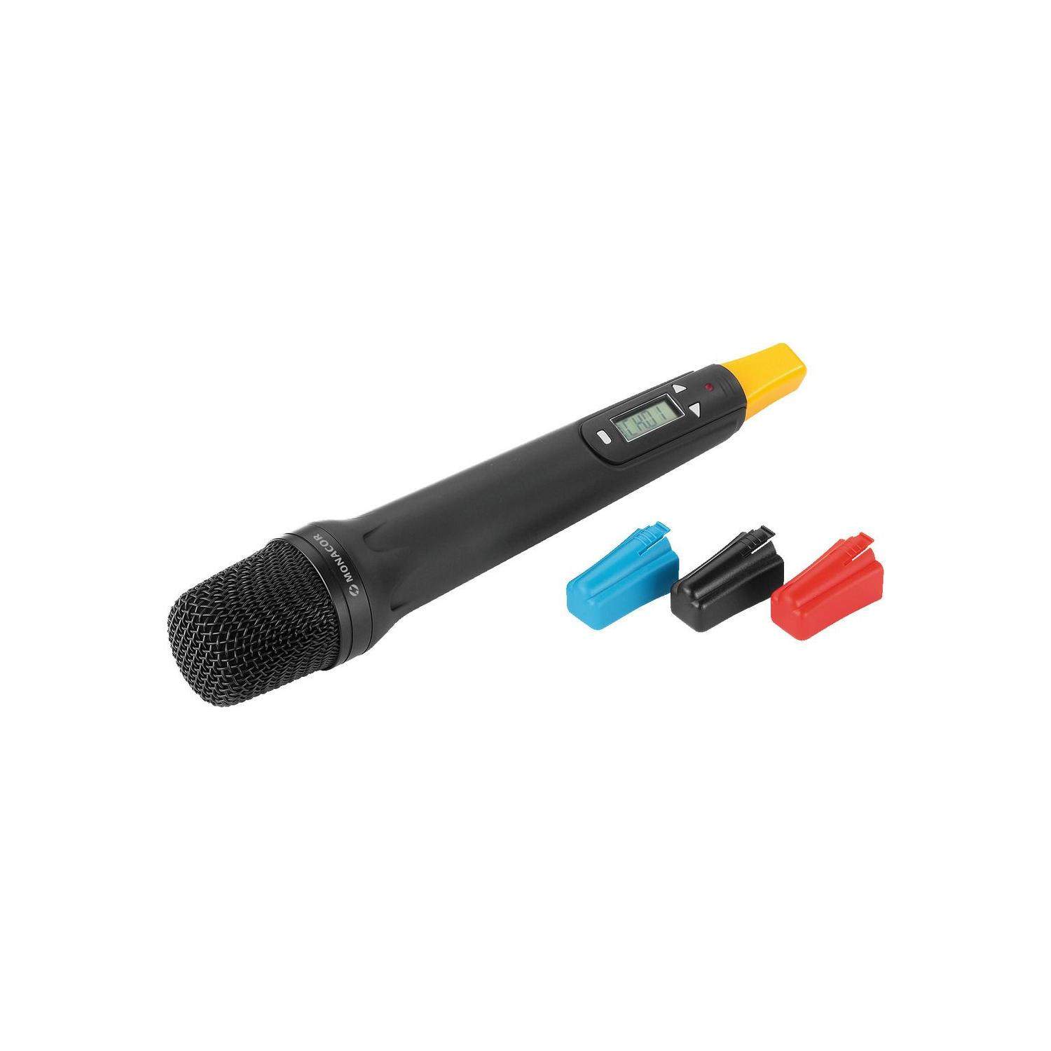 Monacor TXA-800HT | Mikrofon doręczny z nadajnikiem wieloczęstotliwościowym Monacor - 2