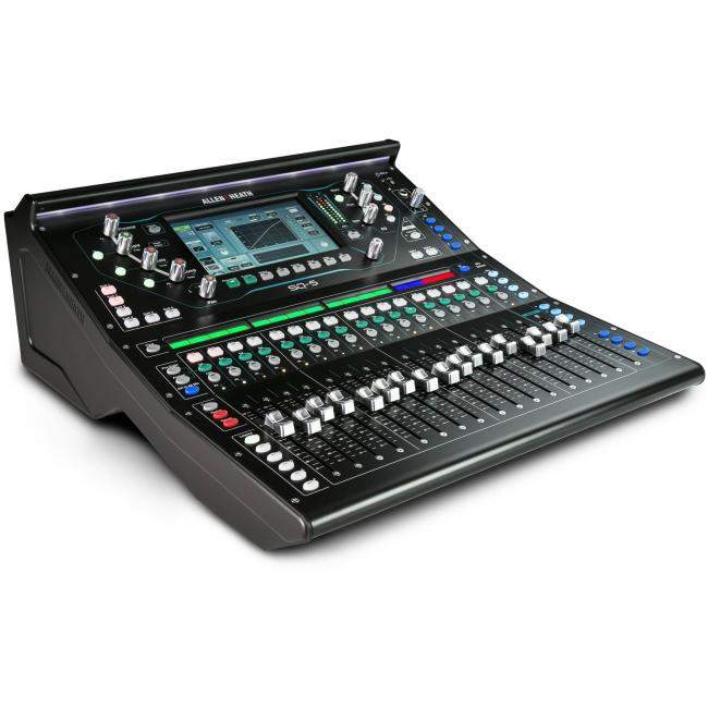 Allen & Heath SQ-5 | Cyfrowy mikser audio, 17 zautomatyzowanych tłumików, 48 kanałów, przetwarzanie 96 kHz, SLink, 16 wejść XLR 