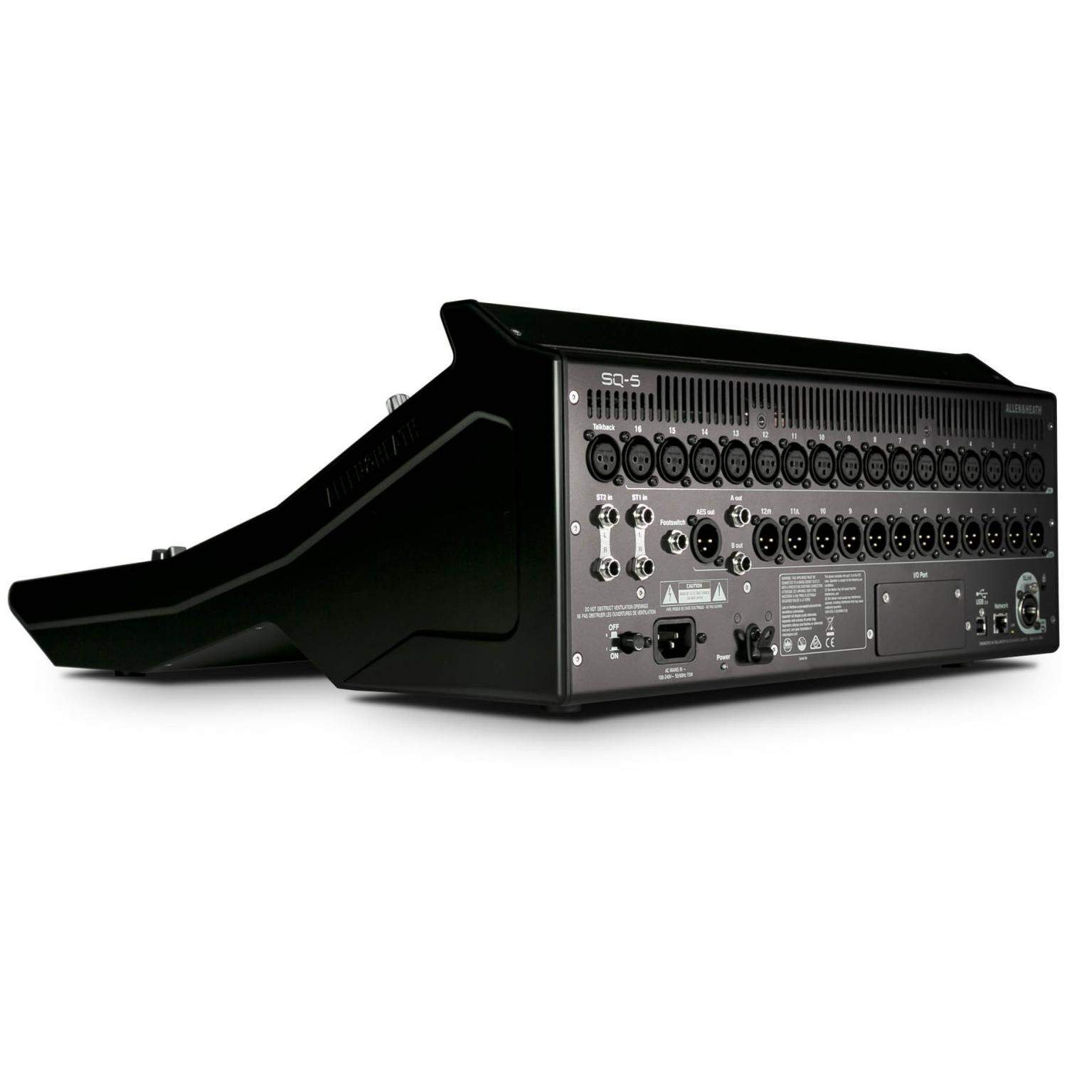 Allen & Heath SQ-5 | Cyfrowy mikser audio, 17 zautomatyzowanych tłumików, 48 kanałów, przetwarzanie 96 kHz, SLink, 16 wejść XLR 