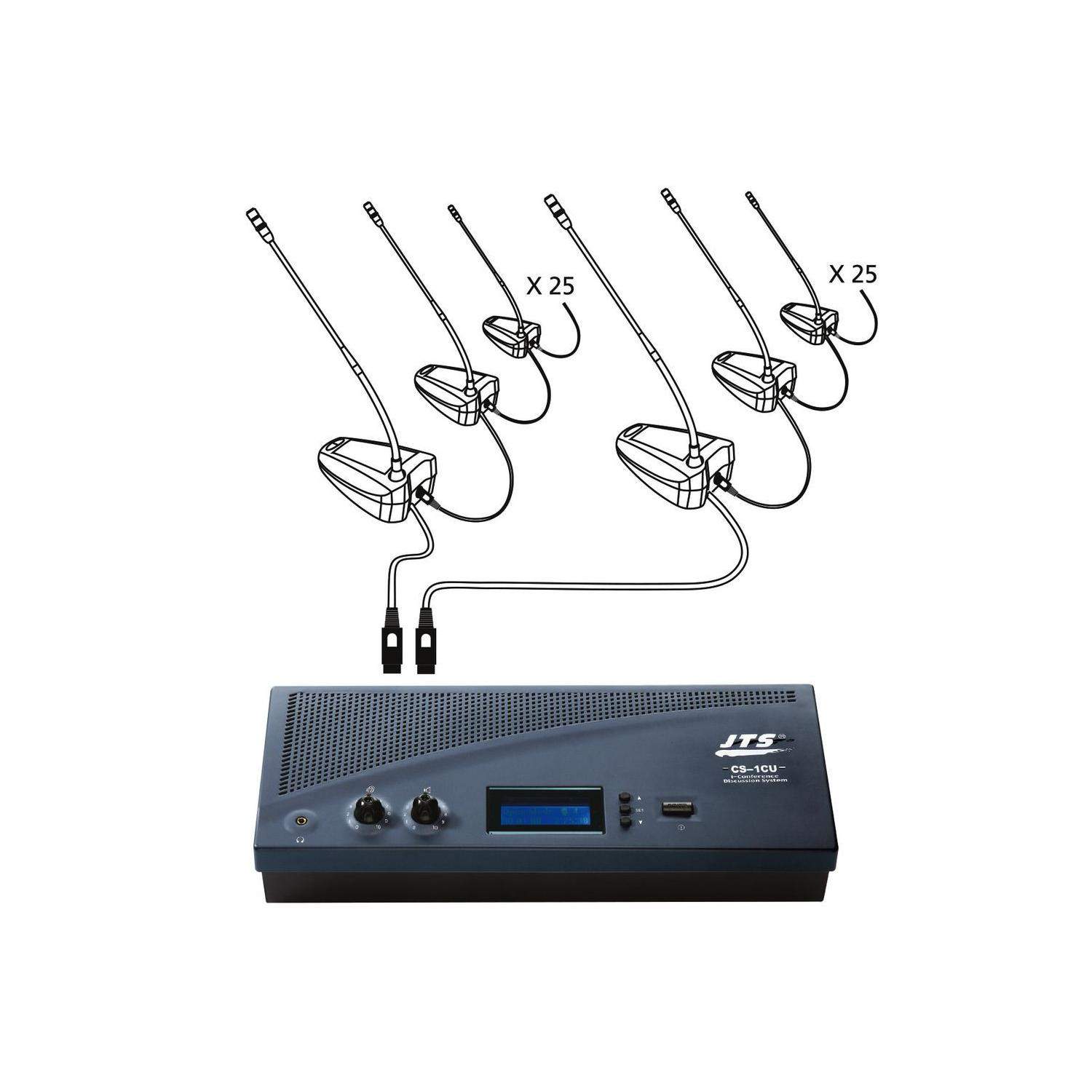 Monacor CS-1CU | Jednostka centralna systemu konferencyjnego Monacor - 2