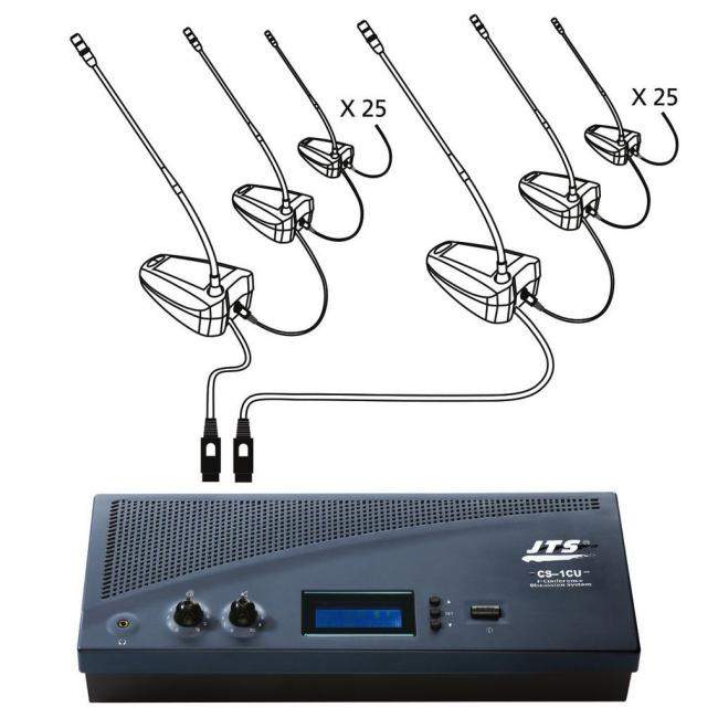 Monacor CS-1CU | Jednostka centralna systemu konferencyjnego Monacor - 2