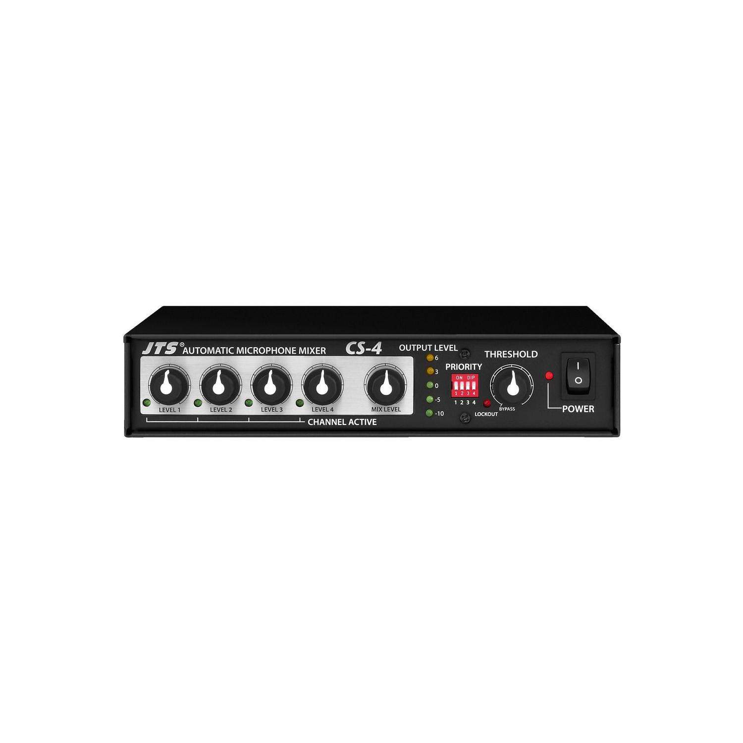JTS CS-4 | Automatyczny mikser mikrofonowy JTS - 1