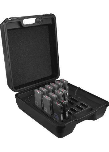 JTS TG-10CH18 | Walizka z wbudowaną ładowarką, do nadajników TG-10T/1 i odbiorników TG-10R/1 oraz komponentów systemu KA-10 JTS 