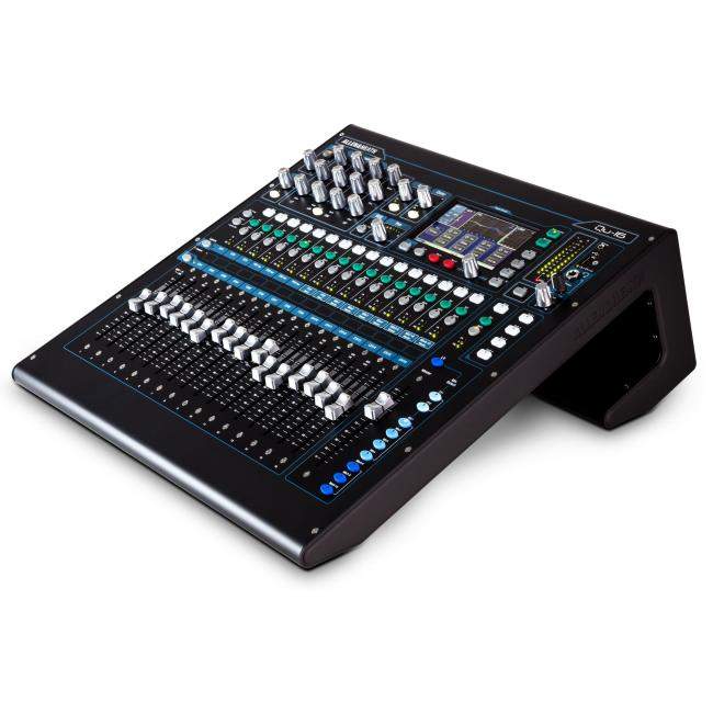Allen & Heath Qu-16 | Mikser cyfrowy, 22 kanały, 16 wejść XLR, DSnake, zmotoryzowane tłumiki, procesor efektów, dotykowy ekran A