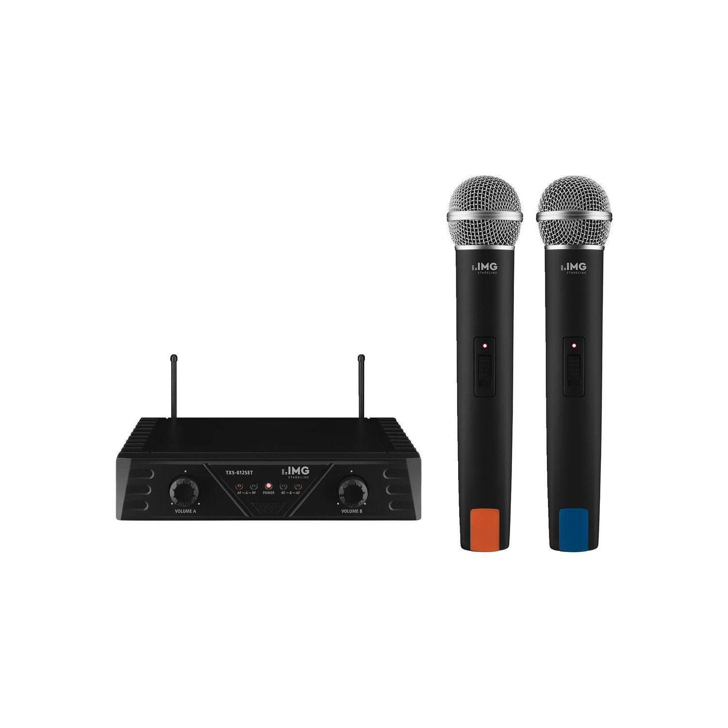 IMG StageLine TXS-812SET | Podwójny zestaw bezprzewodowy z mikrofonami do ręki IMG Stageline - 1