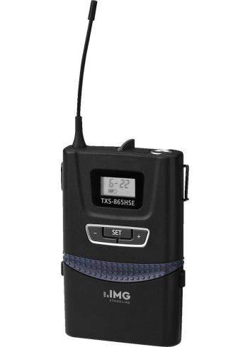 IMG StageLine TXS-865HSE | Nadajnik wieloczęstotliwościowy, kieszonkowy, 506-542 MHz IMG Stageline - 1