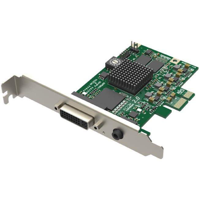Magewell Pro Capture DVI (11030) | Wewnętrzna karta przechwytująca PCIe (Gen2 x1), DVI, VGA, Component, HDMI, Mic In Magewell - 