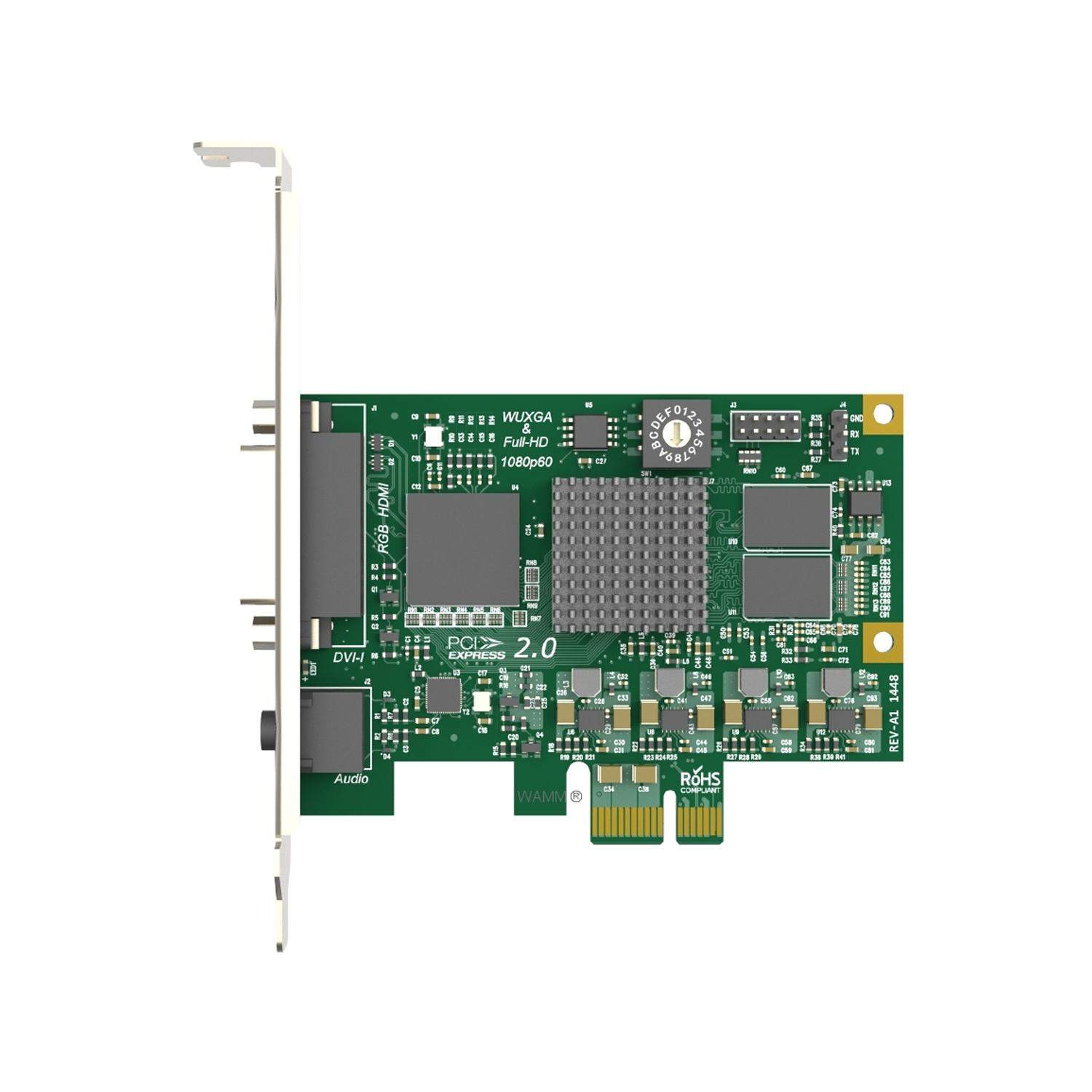 Magewell Pro Capture DVI (11030) | Wewnętrzna karta przechwytująca PCIe (Gen2 x1), DVI, VGA, Component, HDMI, Mic In Magewell - 