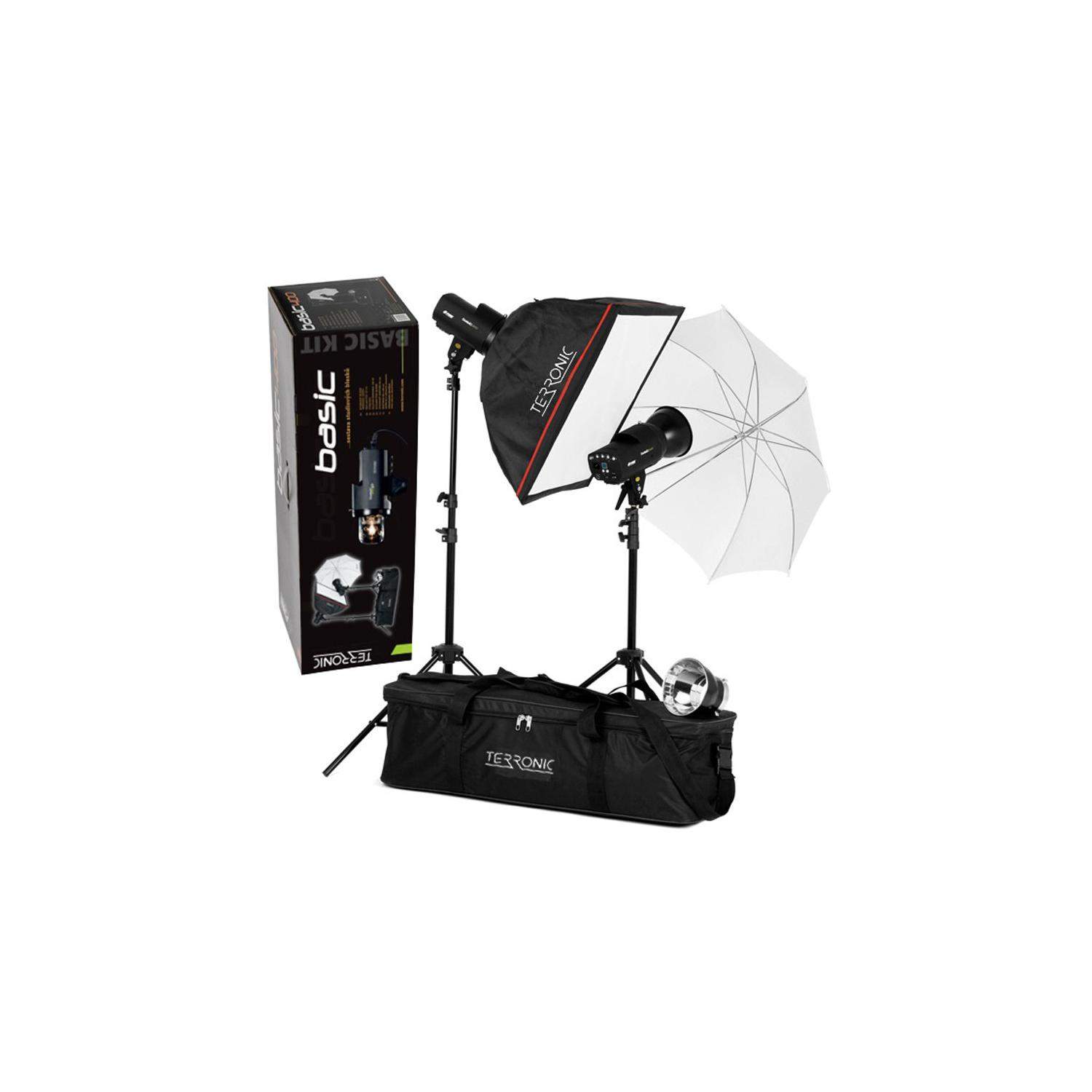 Fomei Basic 400P Kit | Zestaw dwóch lamp błyskowych Fomei Basic 400P z akcesoriami Fomei - 1