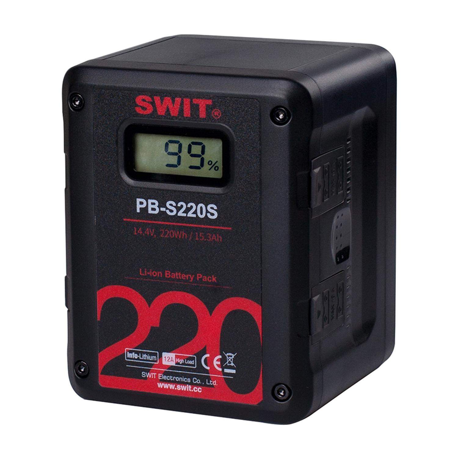 SWIT PB-S220S | Akumulator 220 Wh, V-Lock, x4 D-Tap, USB, do 150W/12A SWIT - 1