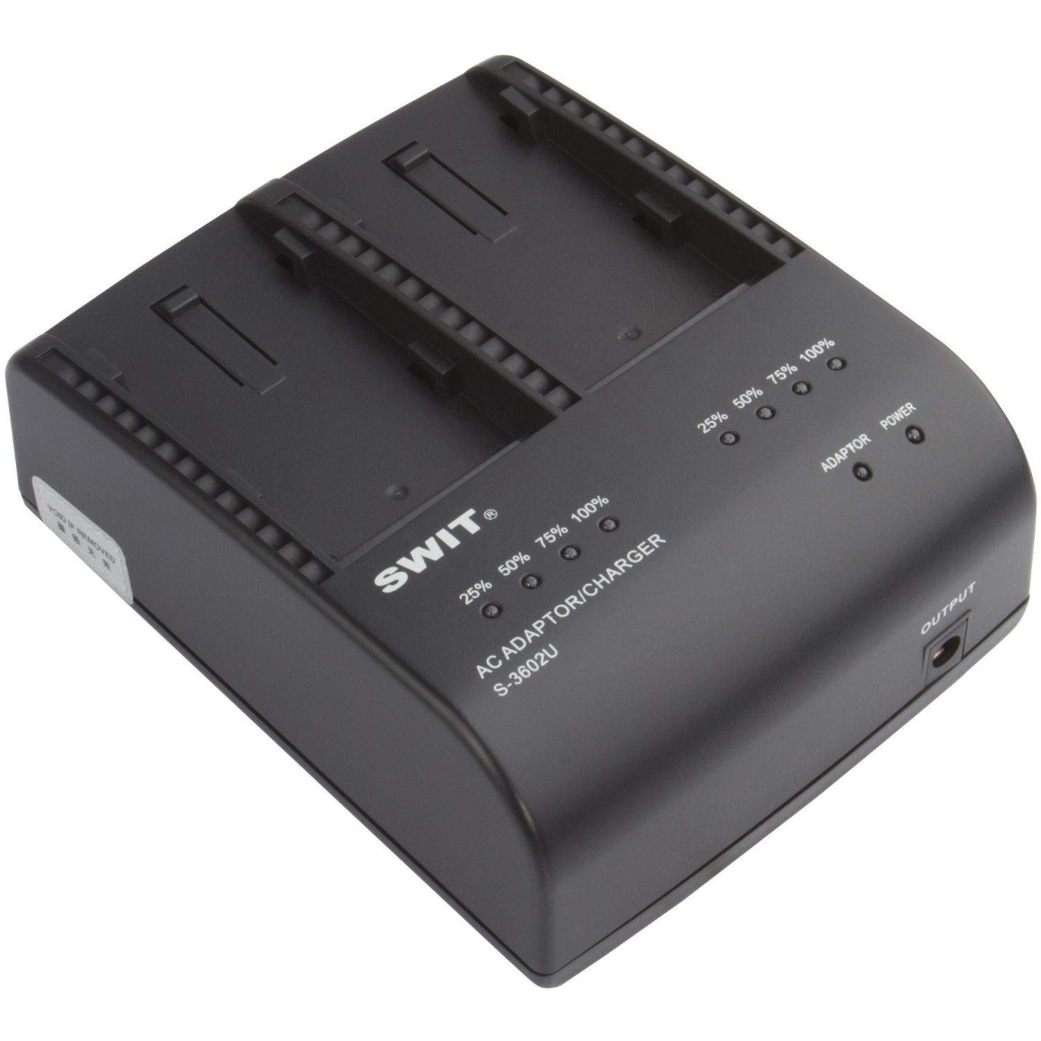 SWIT S-3602U | Dwukanałowa ładowarka do SWIT (S-8U63), Sony (BP-U90, BP-U60, BP-U30) SWIT - 1