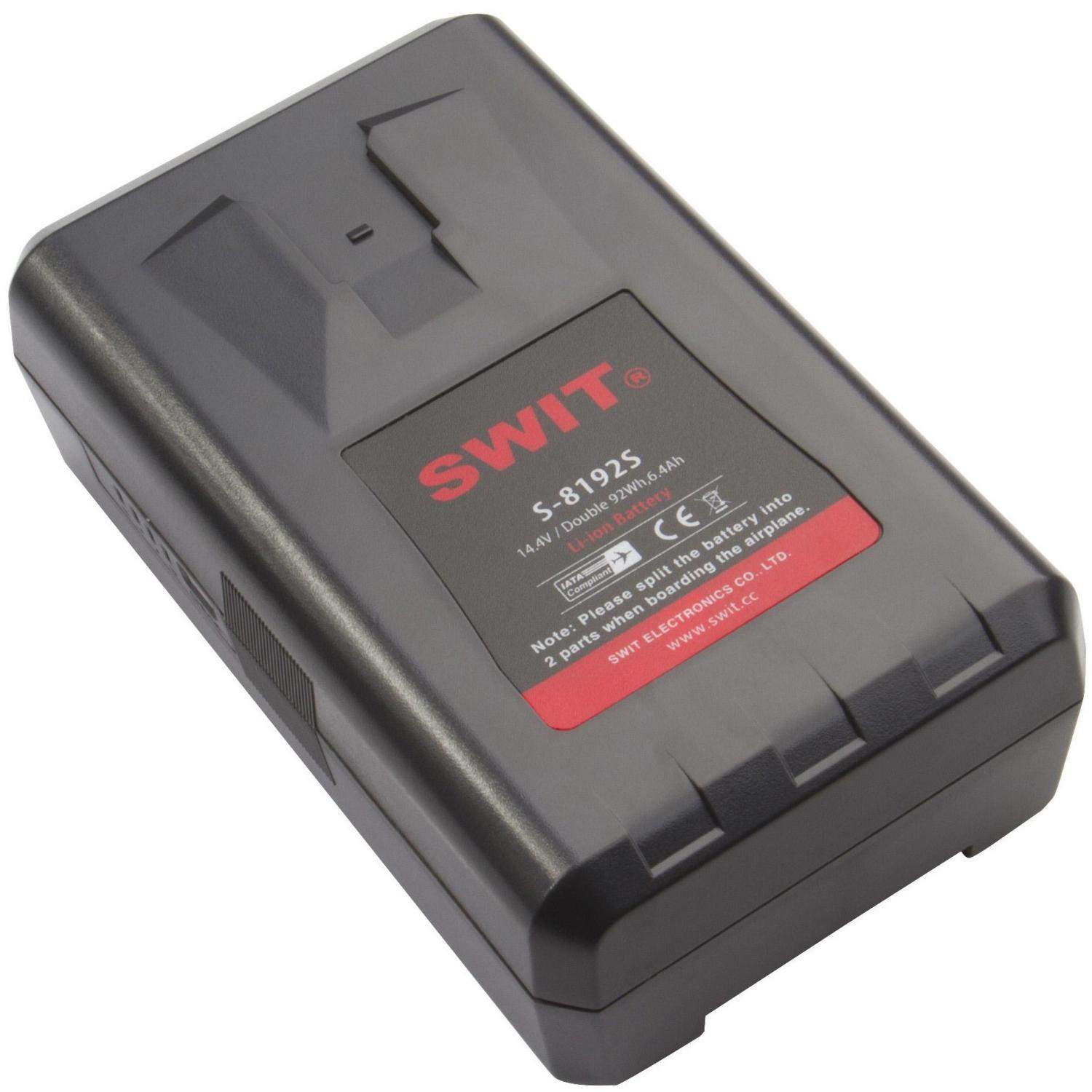 SWIT S-8192S | Akumulator dzielony do transportu lotniczego, 2 x 92 Wh, V-Lock, D-Tap SWIT - 1