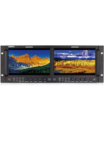 SWIT M-1093H | Podwójny monitor podglądowy, x2 9", IPS LCD, 1920x1200, Rack 19" 4U z rotacją 30 stopni, Tally SWIT - 1