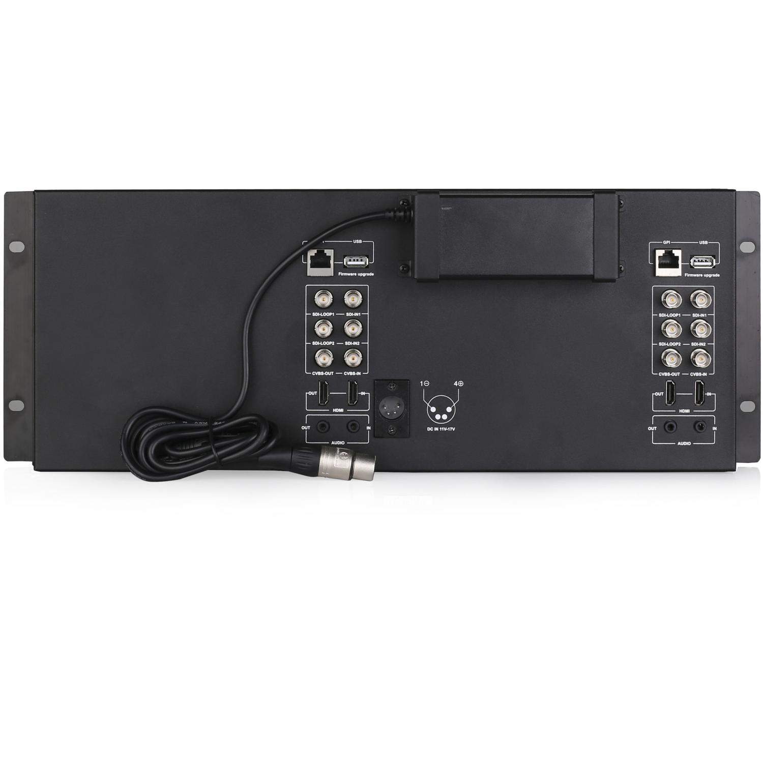 SWIT M-1093H | Podwójny monitor podglądowy, x2 9", IPS LCD, 1920x1200, Rack 19" 4U z rotacją 30 stopni, Tally SWIT - 2