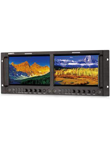 SWIT M-1093H | Podwójny monitor podglądowy, x2 9", IPS LCD, 1920x1200, Rack 19" 4U z rotacją 30 stopni, Tally SWIT - 1