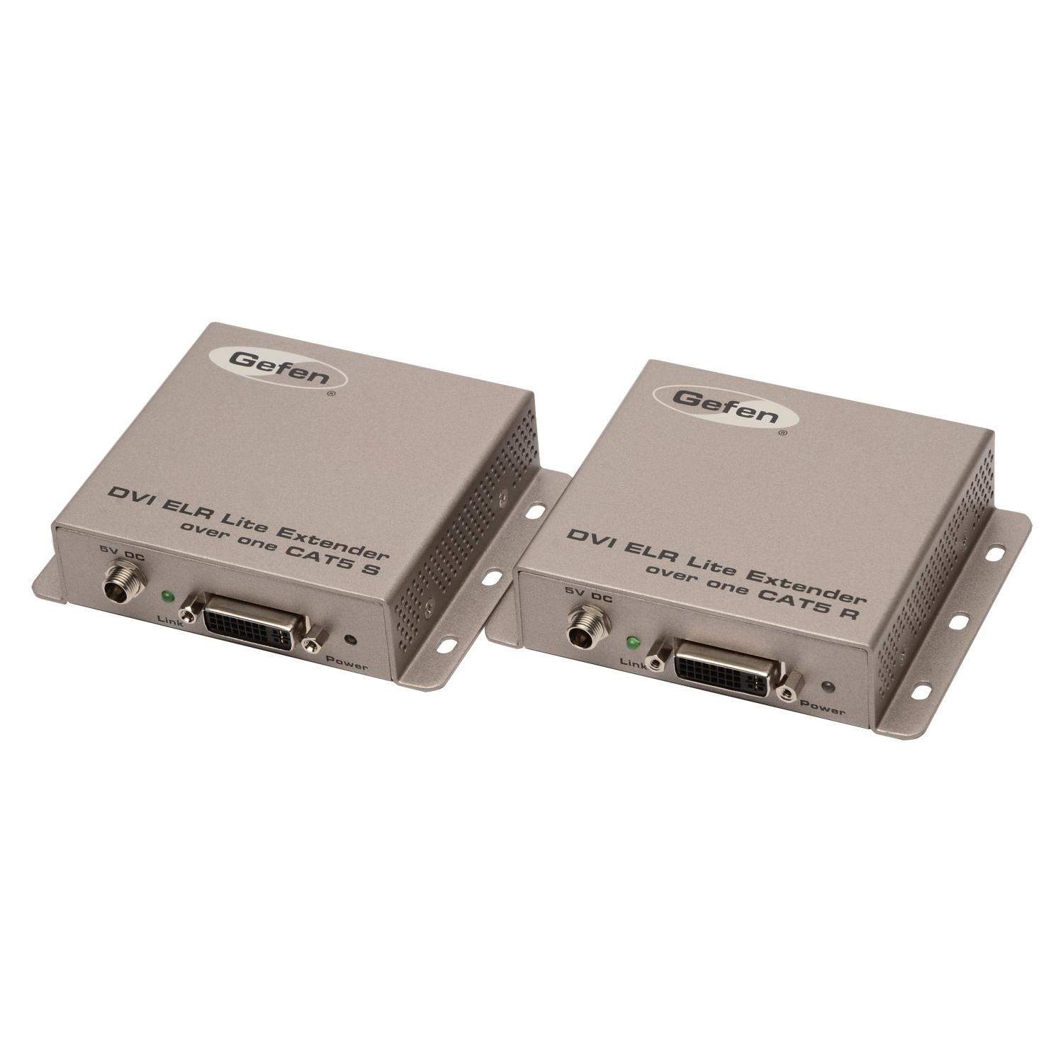 Gefen EXT-DVI-1CAT5-SR | Przedłużacz DVI przez Cat6A/Cat5, extender, odległość do 70 metrów Gefen - 1
