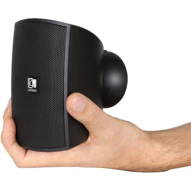 AUDAC ATEO2D/B | Para pasywnych głośników ściennych / sufitowych, 16 Ohm, 2 x 10 W RMS, IP40, czarne AUDAC - 4