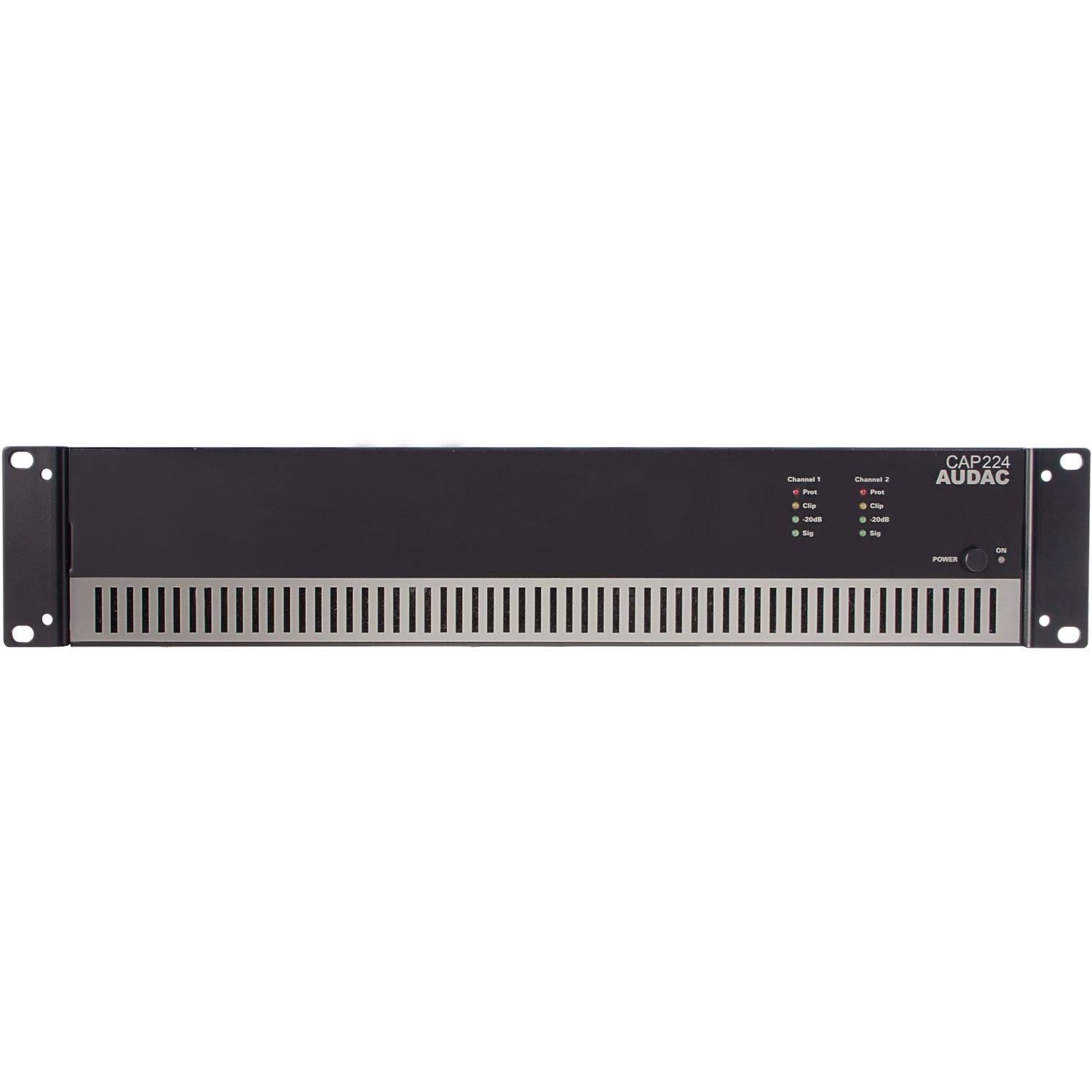 AUDAC CAP224 | 2-kanałowy instalacyjny wzmacniacz klasy D, 2x240W, 100V AUDAC - 1