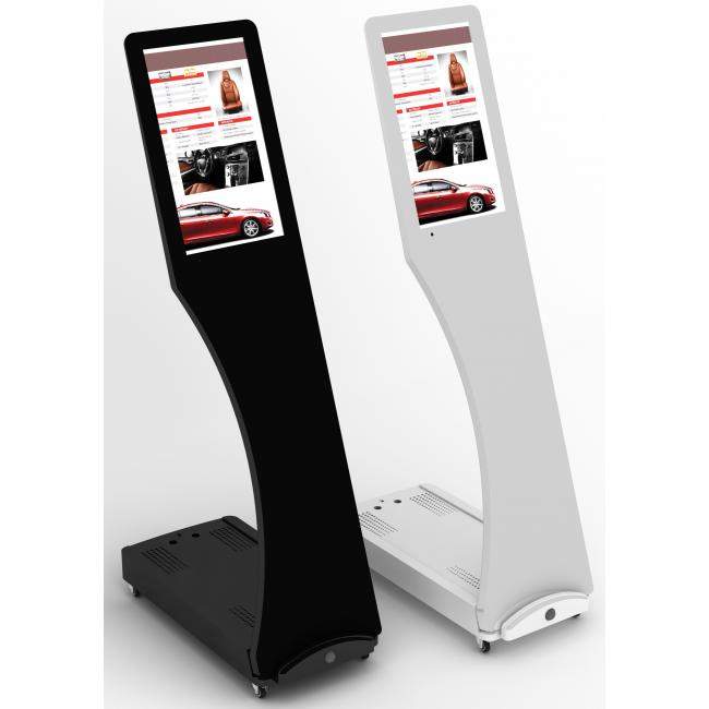 SWEDX Signo 15.6" Touch White SWSST156-A1 | Monitor Digital Signage kiosk informacyjny wolnostojący SWEDX - 1