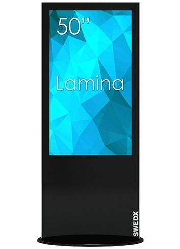 SWEDX Lamina 50" 4K Black SWL-50K8-A2 | Monitor Digital Signage kiosk informacyjny wolnostojący