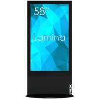 SWEDX Lamina 58" 4K Black SWL-58K8-A2 | Monitor Digital Signage kiosk informacyjny wolnostojący SWEDX - 1