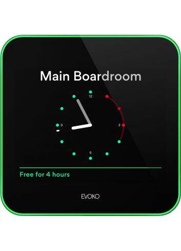 EVOKO Liso | Samodzielny system rezerwacji sal konferencyjnych w formie ekranu dotykowego