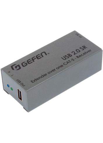 Gefen EXT-USB2.0-SR | Przedłużacz USB 2.0 do 50 metrów przez Cat5e, extender USB 2.0 Gefen - 1