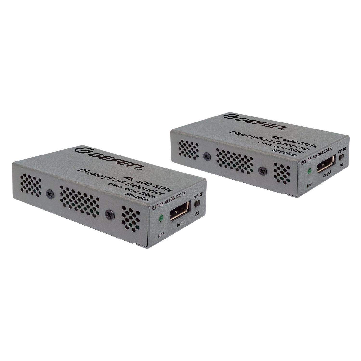 Gefen EXT-DP-4K600-1SC | Przedłużacz DisplayPort 1.2 przez światłowód, 4K 4:4:4, extender DP przez fiber optic, do 200m Gefen - 
