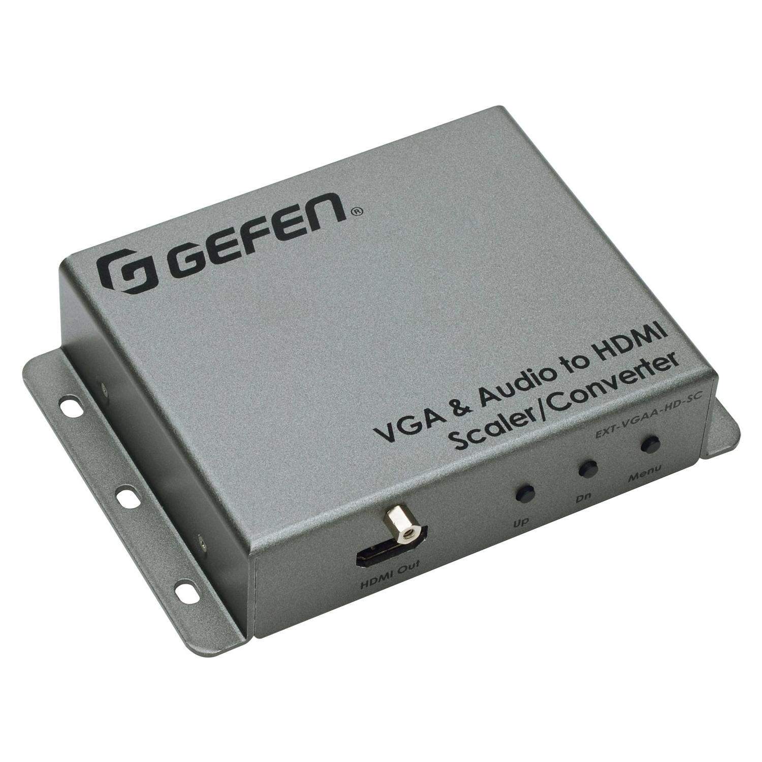 Gefen EXT-VGAA-HD-SC | Konwerter oraz skaler z VGA i audio na HDMI, generator sygnału testowego Gefen - 1