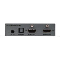 Gefen EXT-UHD600A-12-DS | Skaler i splitter 4K HDMI, 1 x 2, rozdzielacz i skaler z detekcją EDID i ekstrakcją audio Gefen - 3