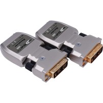Gefen EXT-DVI-FM500 | Przedłużacz DVI przez światłowód, extender DVI przez fiber optic, odległość do 1500 metrów Gefen - 1