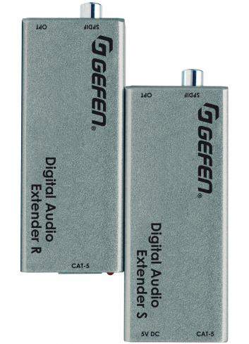 Gefen EXT-DIGAUD-141 | Extender S/PDIF i Toslink do 100 metrów, przedłużacz cyfrowego audio Gefen - 1