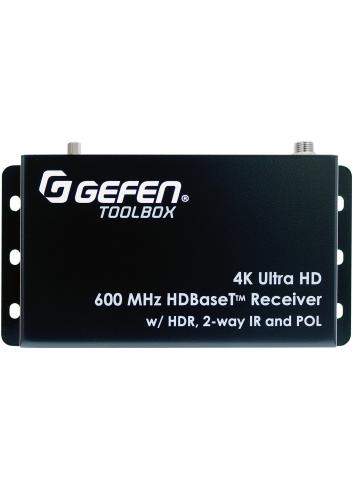 Gefen GTB-UHD600-HBTL | Extender HDMI, 2-kierunkowej podczerwieni i POL przez HDBaseT, 4K UHD, HDR, odległość do 40 metrów Gefen