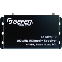 Gefen GTB-UHD600-HBTL | Extender HDMI, 2-kierunkowej podczerwieni i POL przez HDBaseT, 4K UHD, HDR, odległość do 40 metrów Gefen