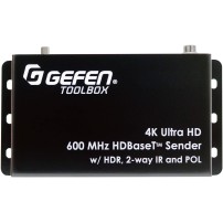 Gefen GTB-UHD600-HBTL | Extender HDMI, 2-kierunkowej podczerwieni i POL przez HDBaseT, 4K UHD, HDR, odległość do 40 metrów Gefen