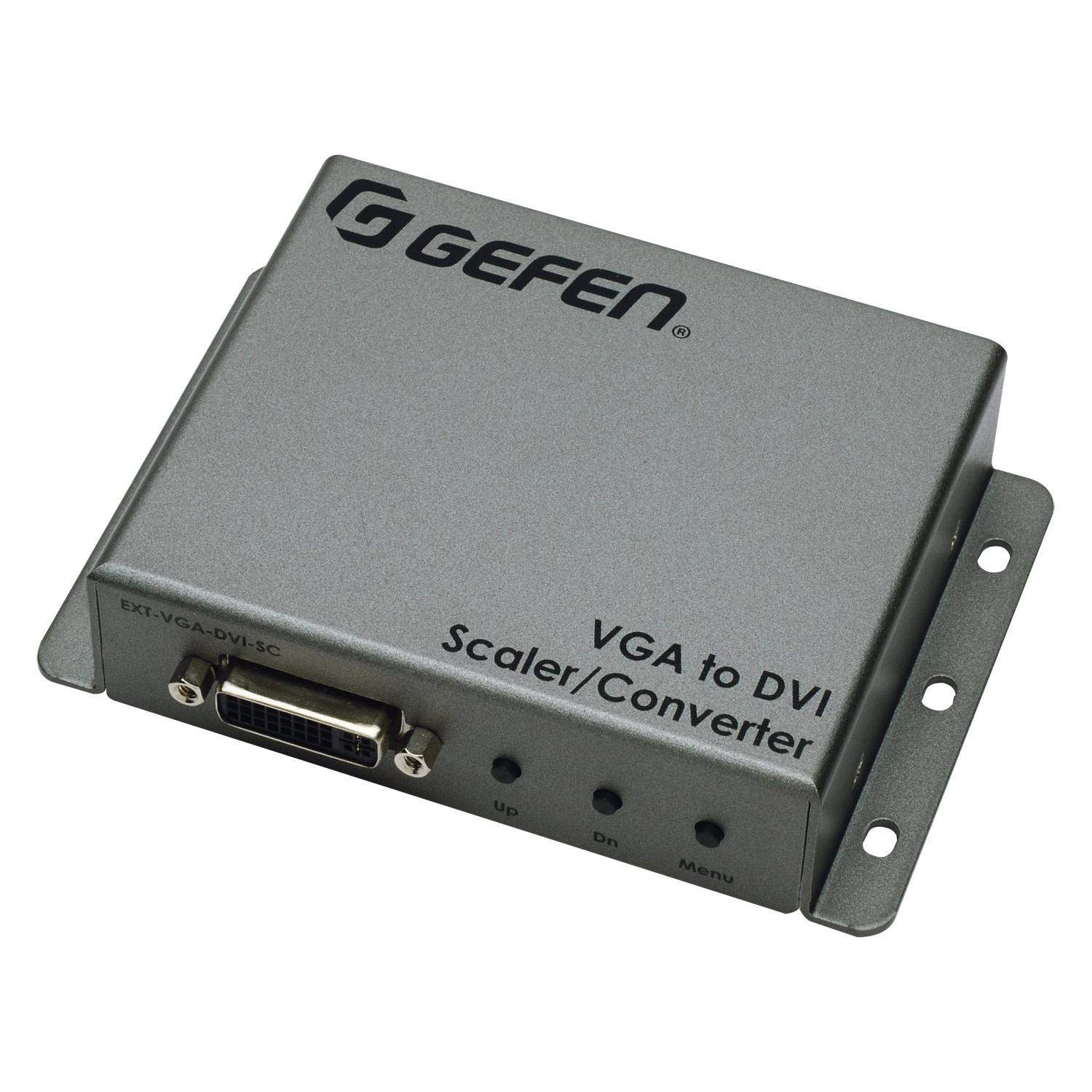 Gefen EXT-VGA-DVI-SC | Konwerter VGA na DVI ze skalerem i generatorem wzorów testowych Gefen - 1