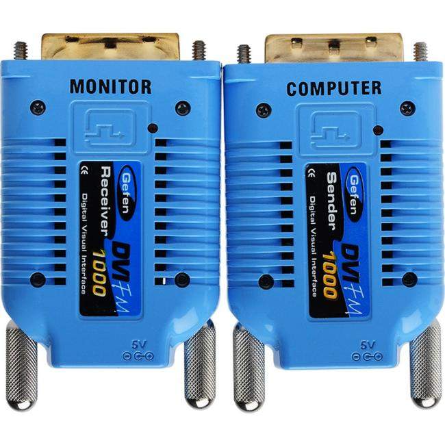 Gefen EXT-DVI-FM1000 | Extender DVI przez światłowód, przedłużacz DVI przez fiber optic, do 1000 metrów Gefen - 2